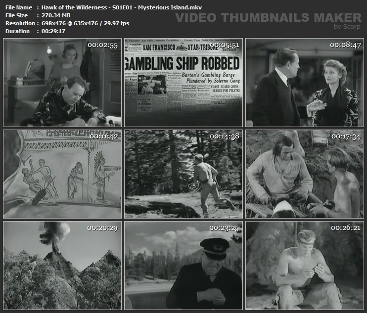 Hawk of the Wilderness - S01E01 - Mysterious Island.mkv