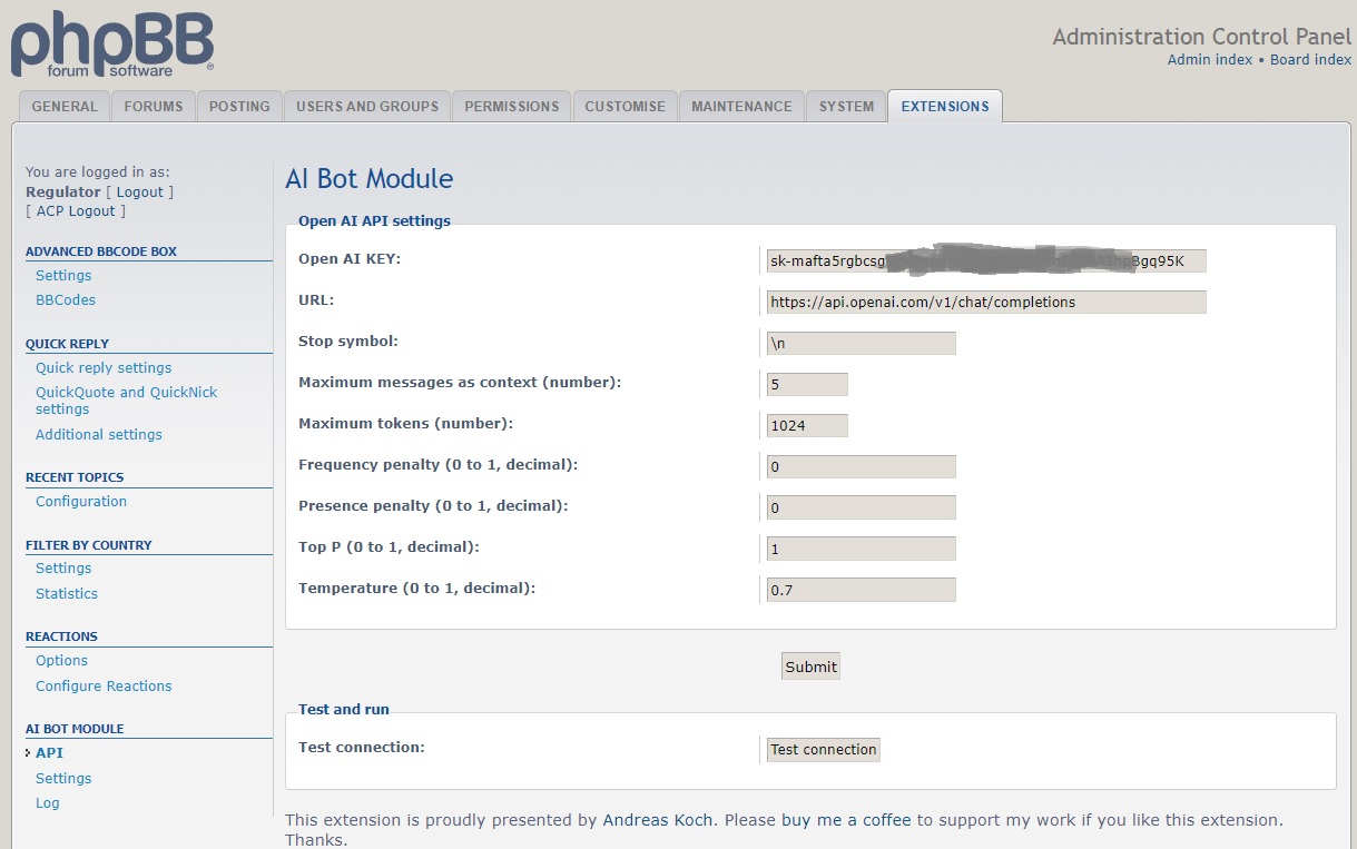 phpBB • [ABD] AI Bot - Chat like ChatGPT