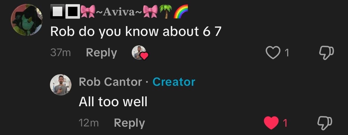 Rob knows 67