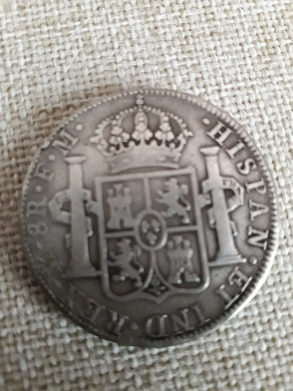 8 reales 1777 Carlos III, ceca México 20181219-150716