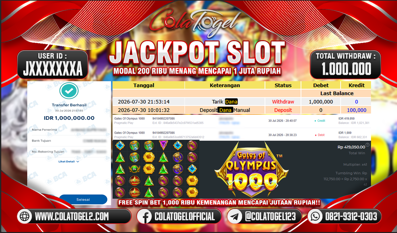 JACKPOT SLOT GACOR!!