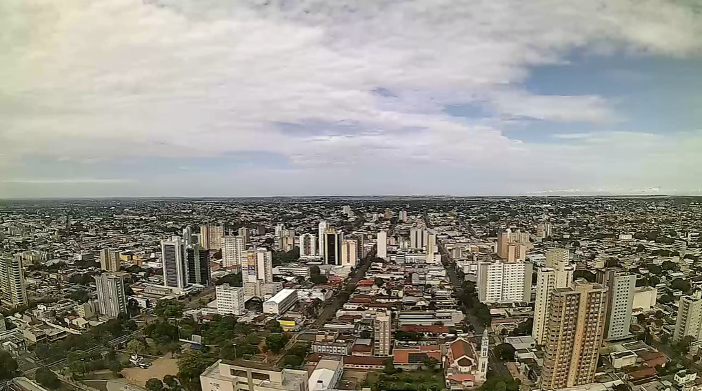 Campo Grande nesta manhã de domingo