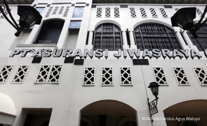 ILUSTRASI. Tampilan gedung kantor pusat Asuransi Jiwasraya di Jakarta