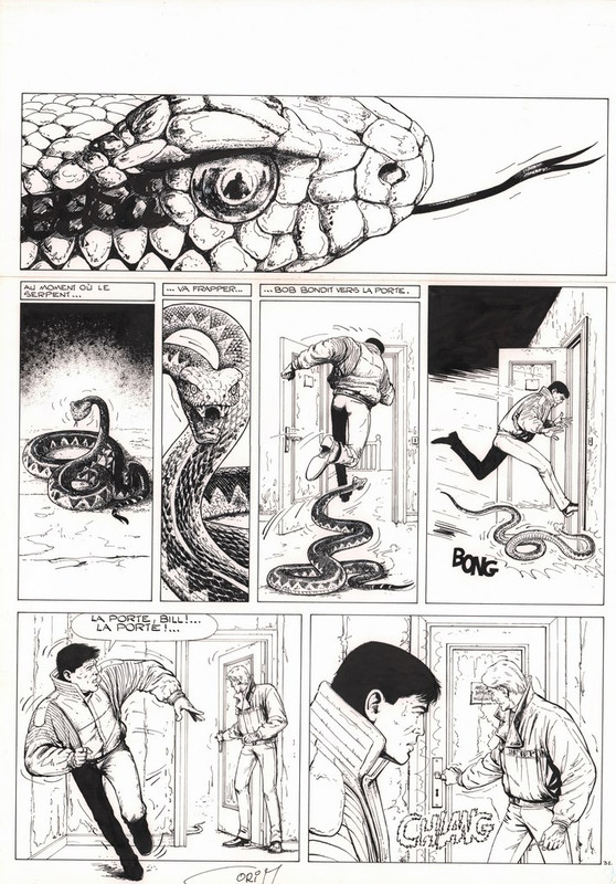 planche 31 - tome 40 Snake 35.9 x 50.7 cm - 1000 € (Copier)