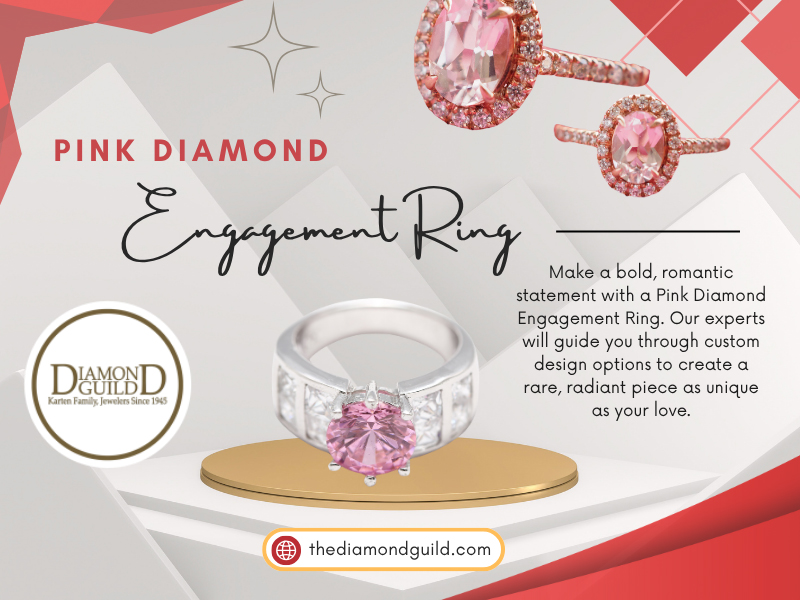 Pink Diamond Engagement Ring
