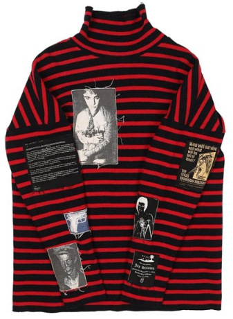 Raf Simons Suéter Patchwork