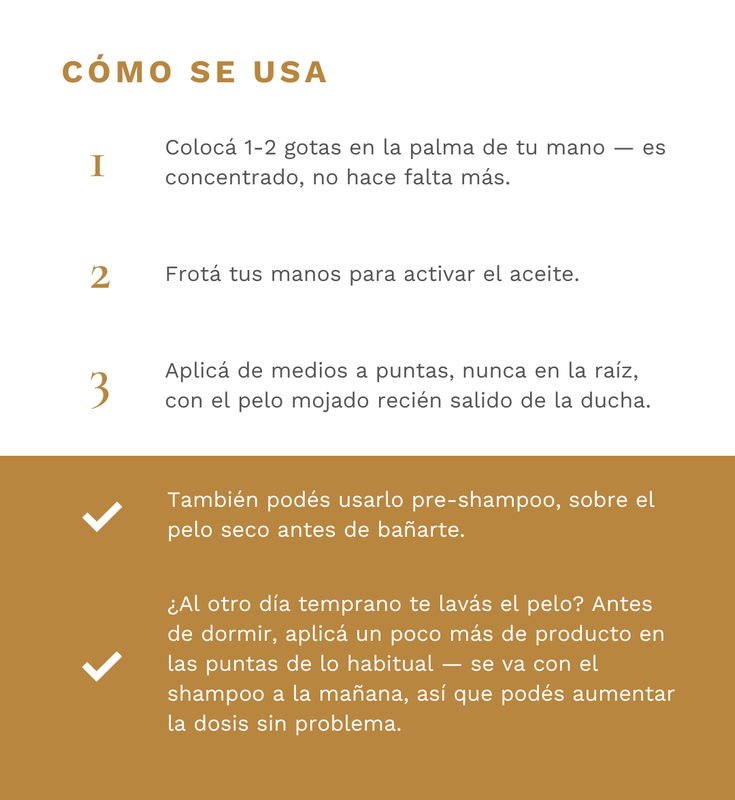 C&oacute;mo se usa &mdash; Serum Capilar Reparador