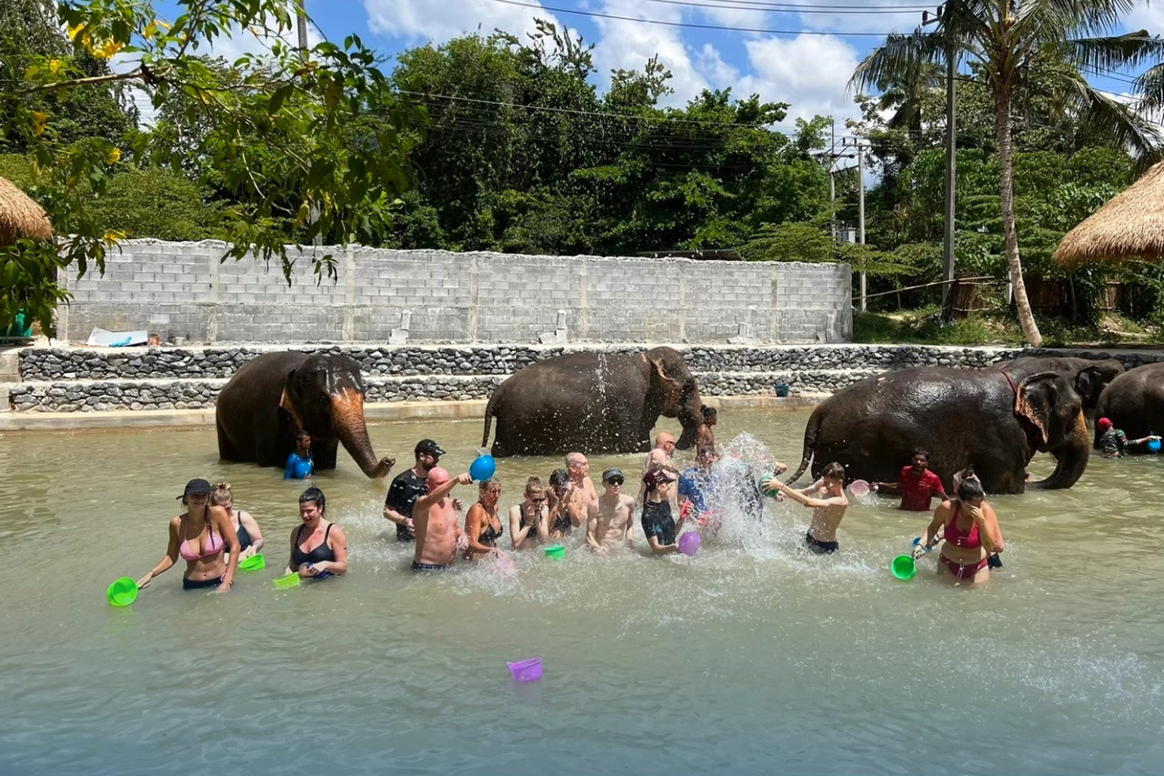 Emerald Pool & Elephant Bathing