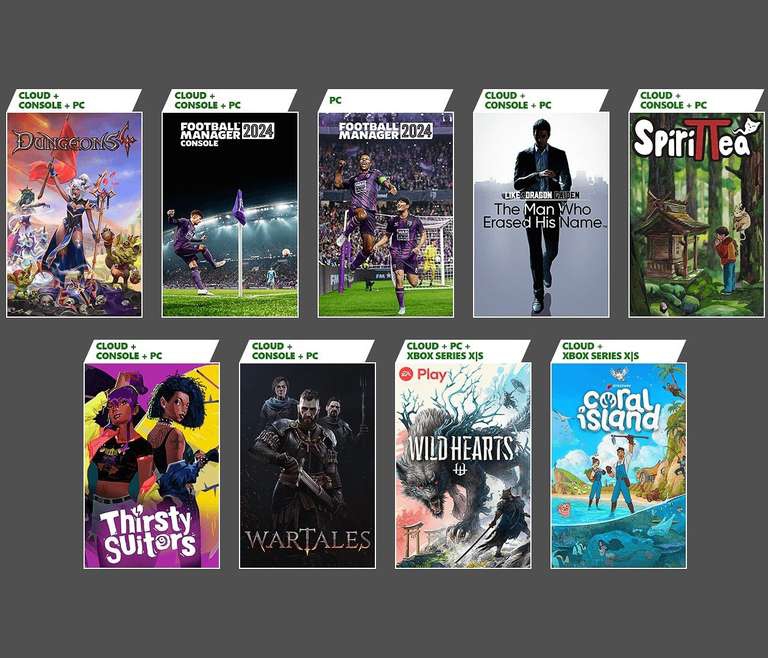 Próximamente en Game Pass: Like A Dragon Gaiden, Wild Hearts, Football Manager 2024 y más