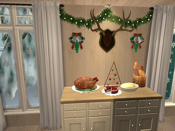 Hellohello: Domy - Stránka 4 Christmas-Chalet-interior-19