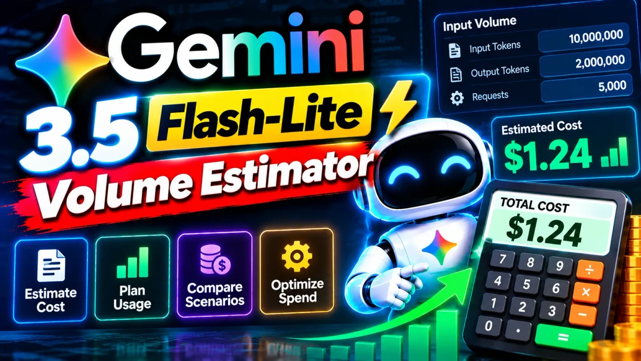 Gemini 3.5 Flash-Lite Volume Estimator