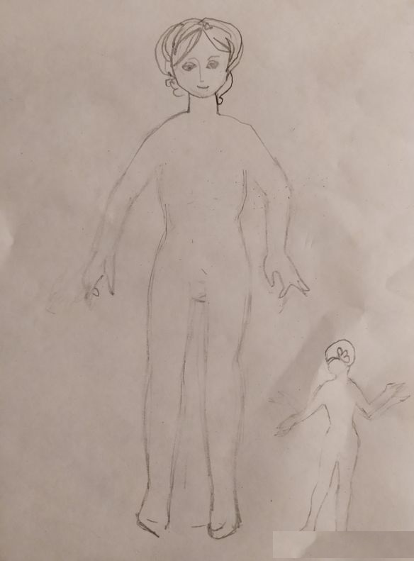 моделька женщины