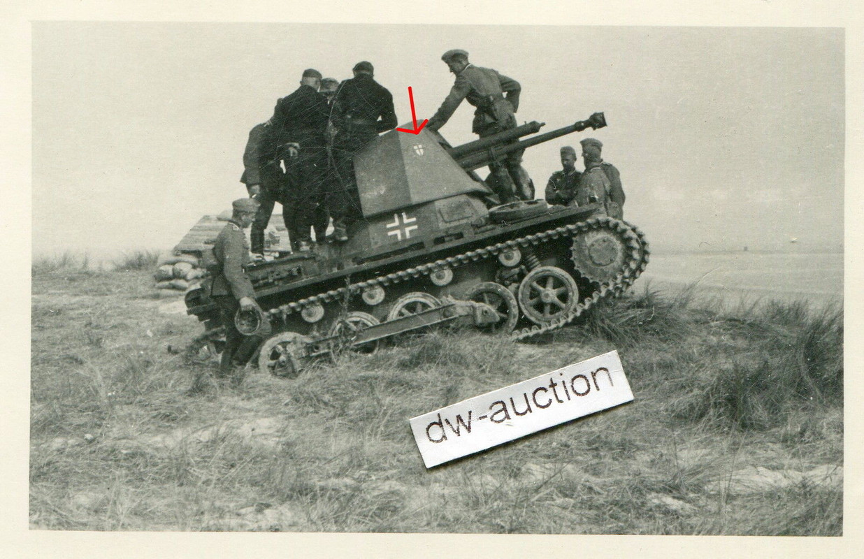 Panzer Jäger mit Wappen auf Turm