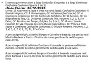 15 E vamos que vamos com a Saga Confusões Conjuntas e a Saga Contínuas Confusões Conjuntas (parte