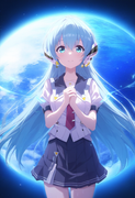 1girl, {{{school uniform}}}, {{{straight hair}}}, Hoshino Yumemi (planetarian),  s-1256229475