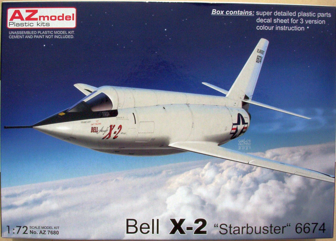 AZ Model 72 AZ 7680 Bell X-2 'Starbuster' 6674