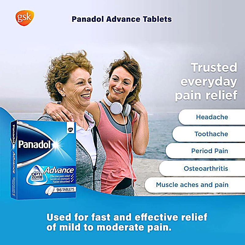 PANADOL ADVANCE TAB 96S