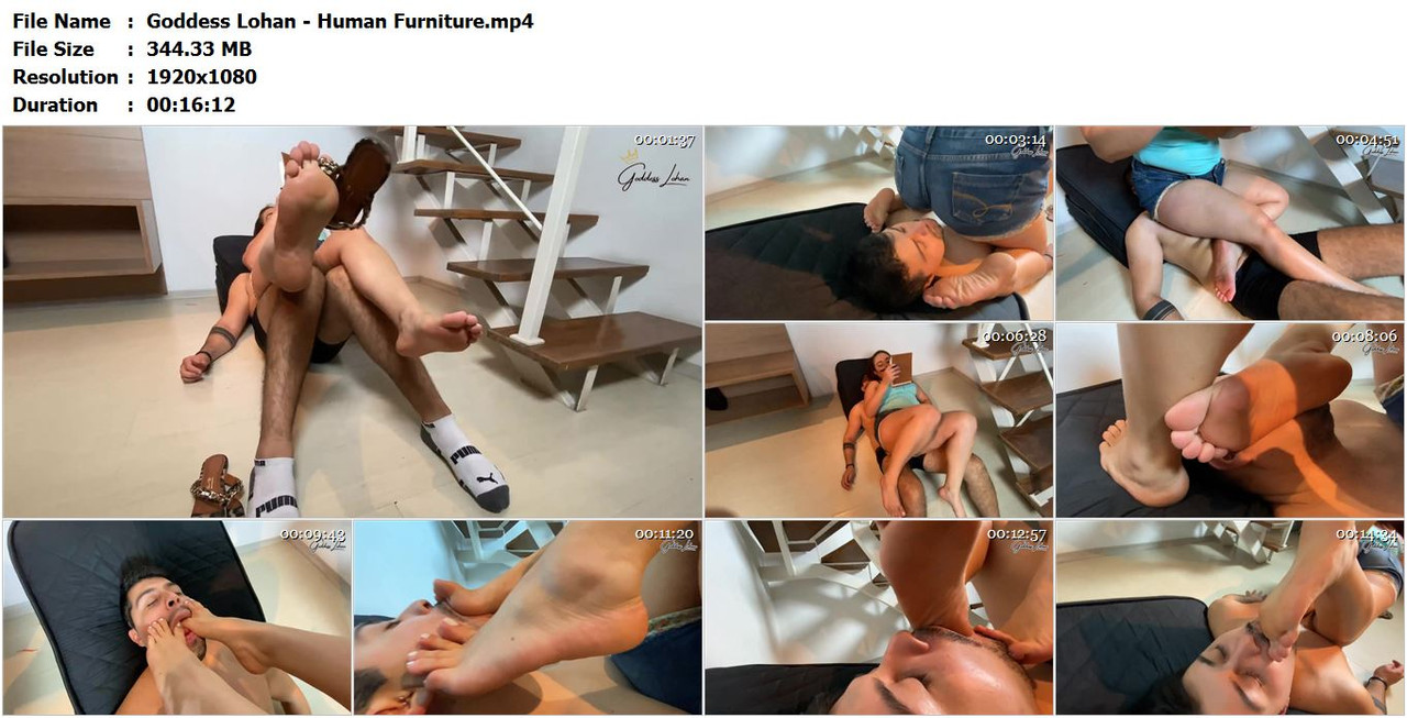 Goddess Lohan Human Furniture