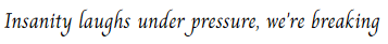Charm font