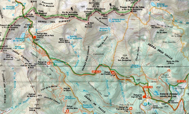 ESTANYS DE LA PERA - CERDANYA: ESTANYS MALNIU, LA PERA, BULLOSES (2)