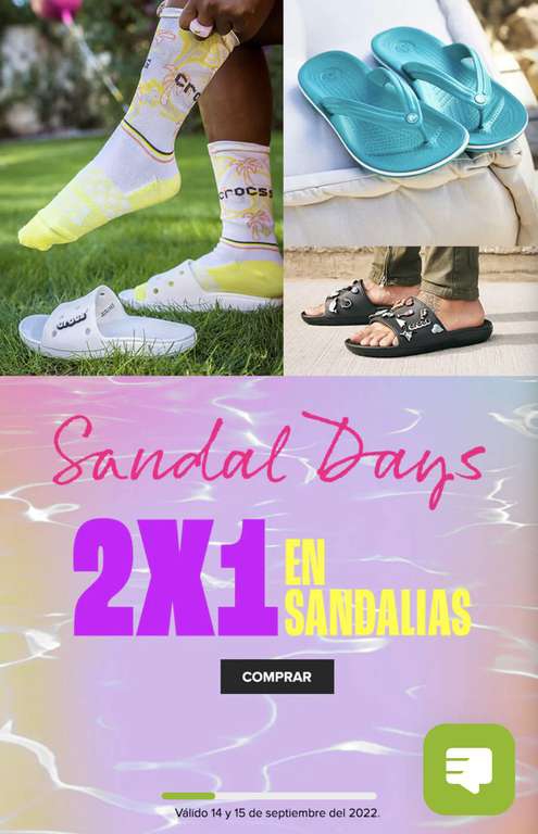 Crocs Sandal Days - 2x1 en sandalias 
