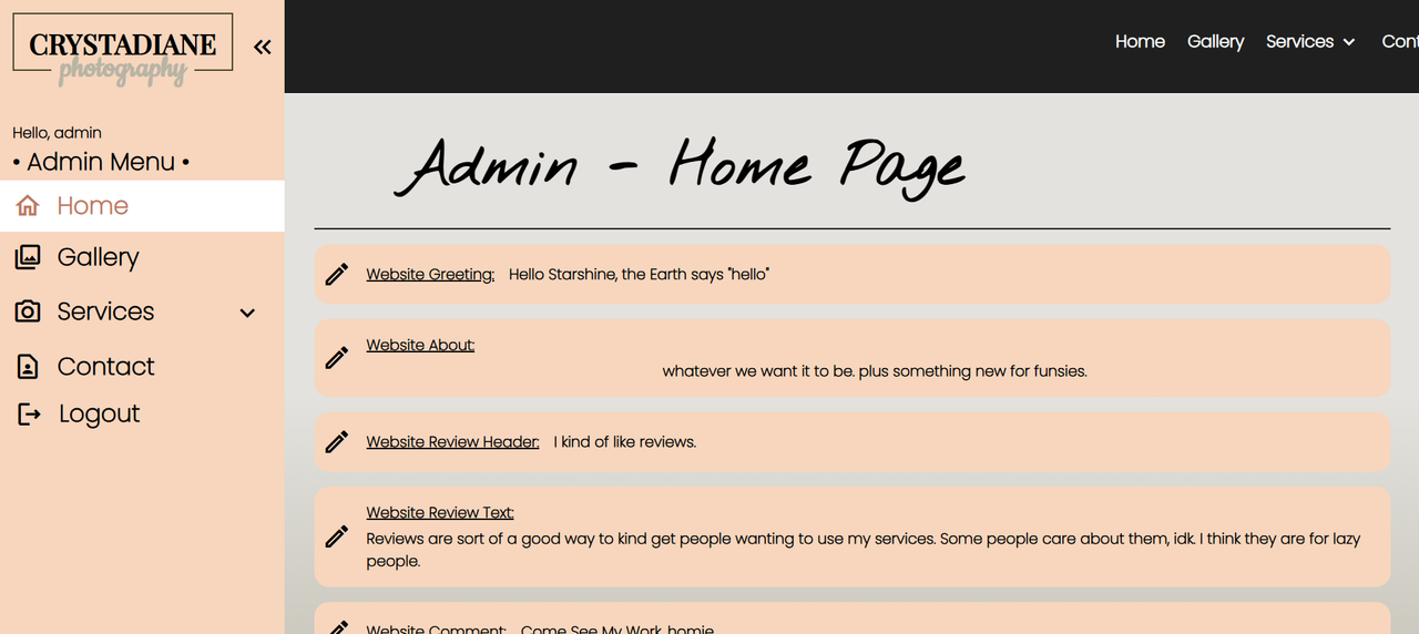 CDP Admin View