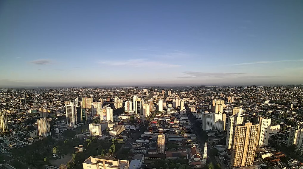 Campo Grande nesta manhã de quinta-feira