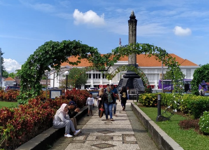 Spot foto di Tugu Muda
