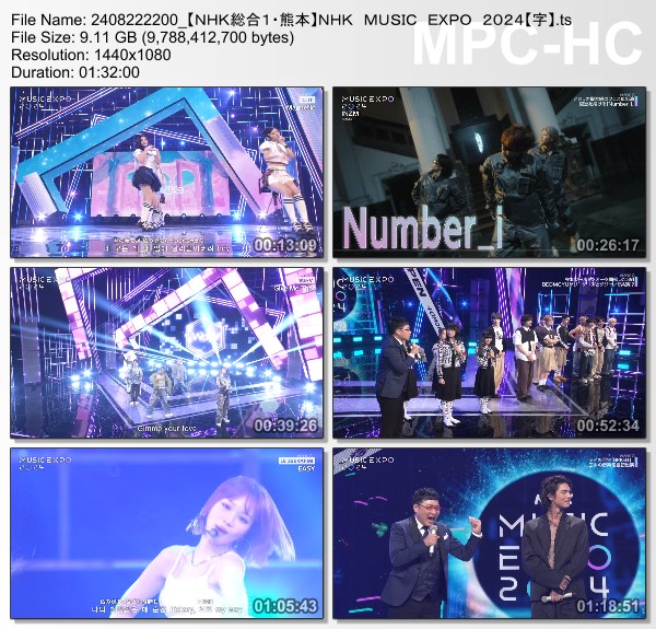 [TV-Variety] NHK MUSIC EXPO 2024 (NHKG 2024.08.22)