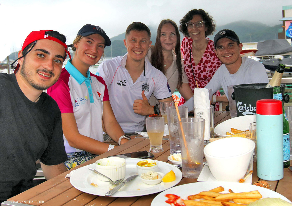 Celebrating in the Garden Bar (Women's Sailing Festival 2024)