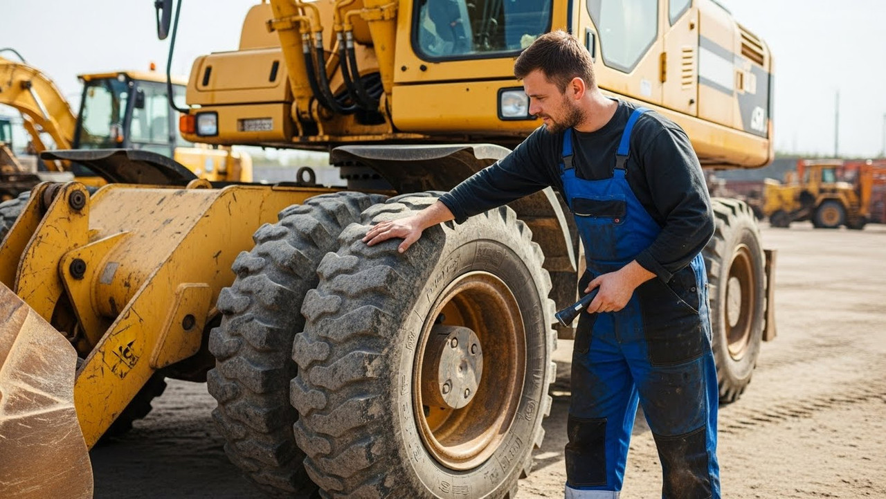 Осмотр спецтехники перед прохождением техосмотра