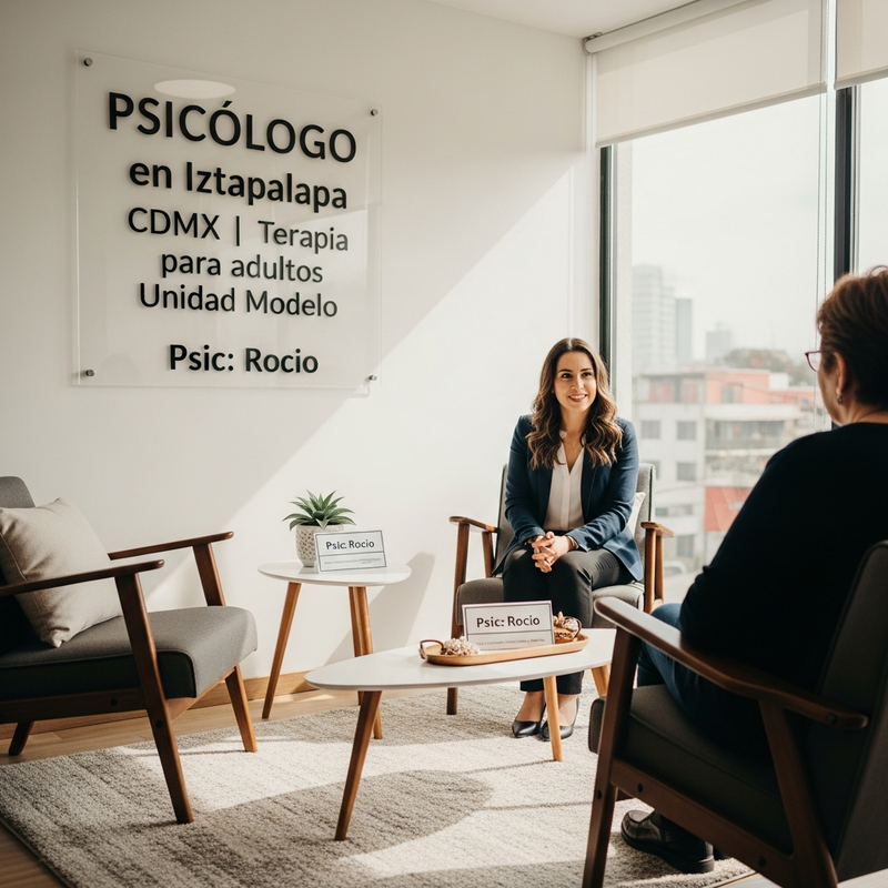 Sesión de terapia para adultos