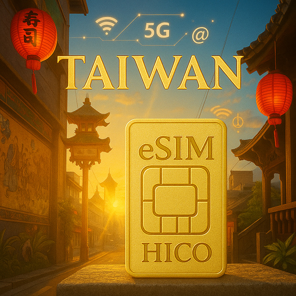 Các gói cước sim 4G du lịch Đài Loan từ Hico