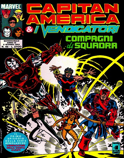Capitan America & I Vendicatori N. 046 - Compagni Di Squadra (05 Giugno 1992) ITA Capitan-America-I-Vendicatori-N-046-Compagni-Di-Squadra-05-Giugno-1992