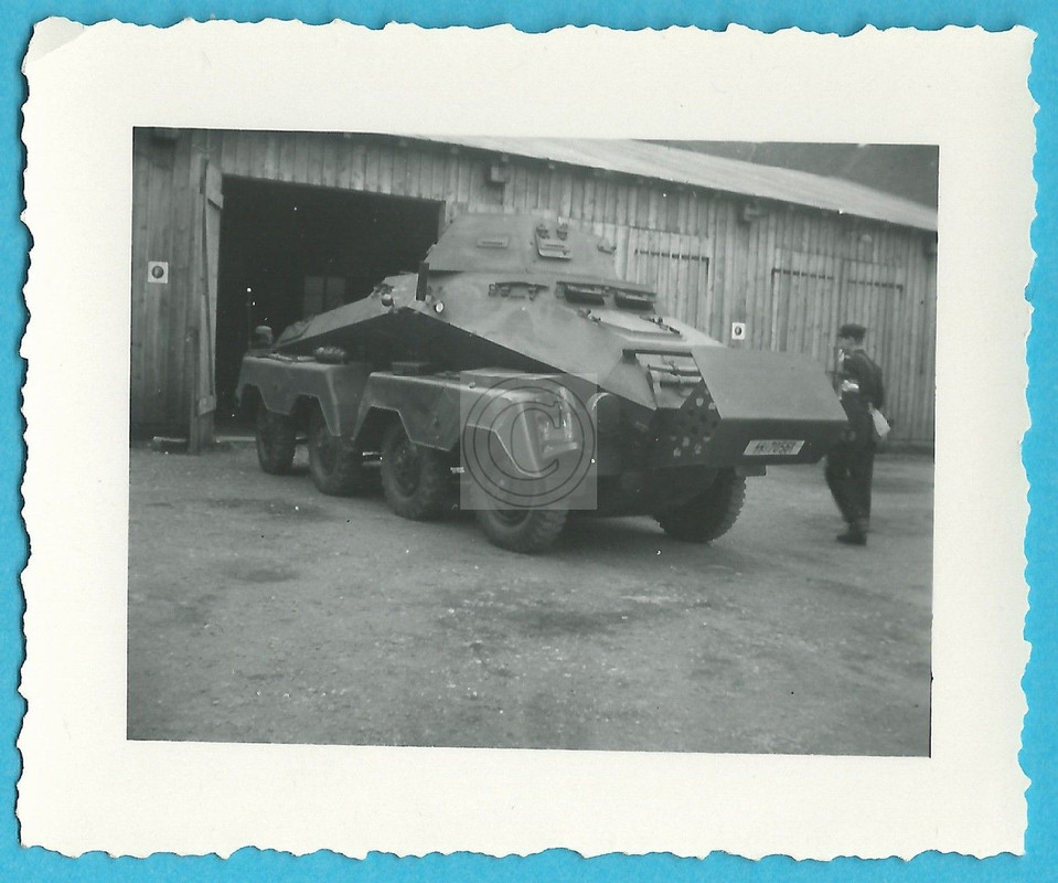 Panzer, Tank, 8 Rad Panzer mit zusätzlichem Blec