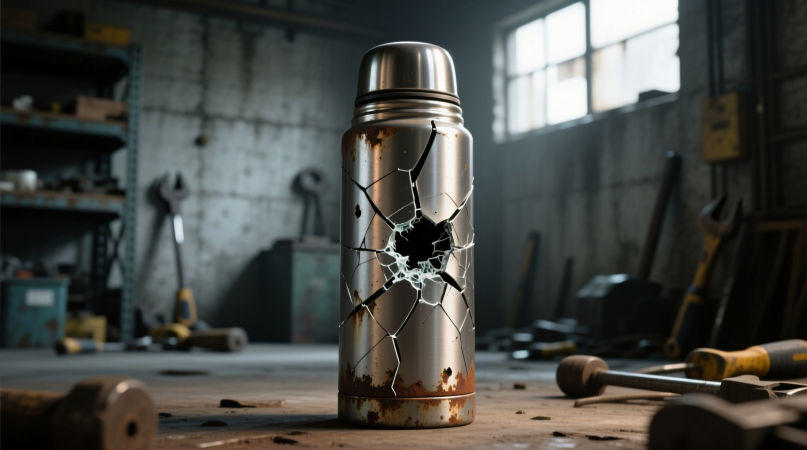 Устранение трещин в корпусе термоса