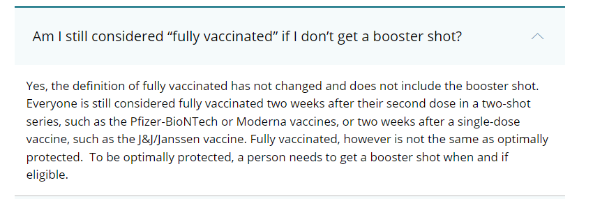 * completamente vacunado no incluye la vacuna de refuerzo * - Coronavirus en USA: Nuevos requisitos, test, trámites - Foro USA y Canadá