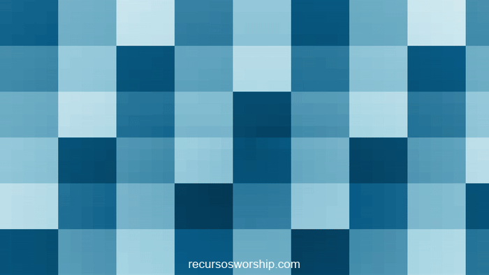 loop vj mosaico teal celeste