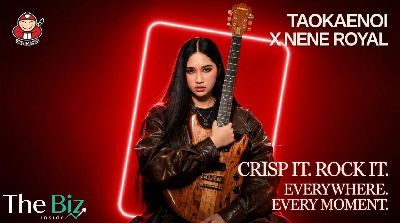 TAOKAENOI X NENE ROYAL แคมเปญสุดยิ่งใหญ่ ตอกย้ำแบรนด์คนไทยที่พร้อมสนับสนุนคนรุ่นใหม่สู่ระดับโลก