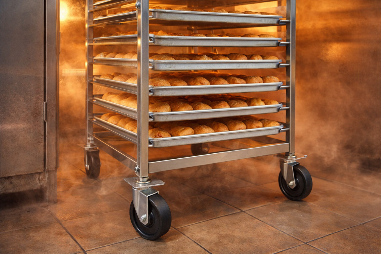 casters for bakery ovens visualization