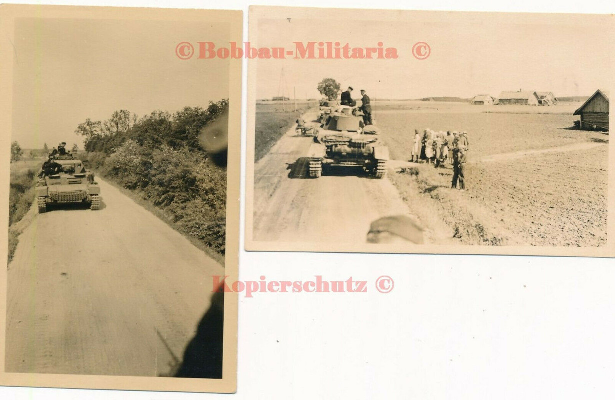Lettland Dünaburg Panzer-Regiment 11 Vormarsch Panzerkampfwagen IV 6.PD TOP
