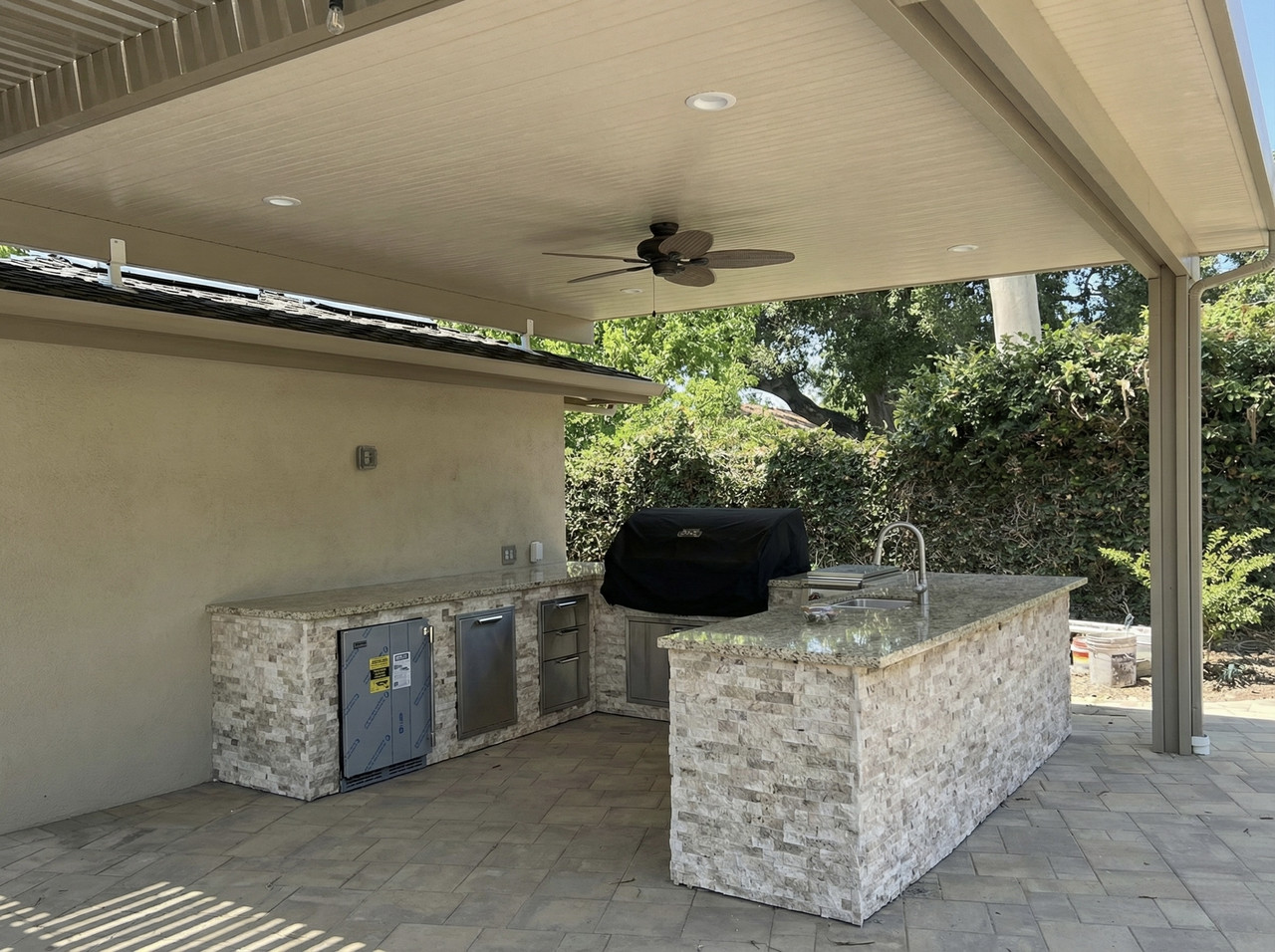 Another view of the custom laundry room