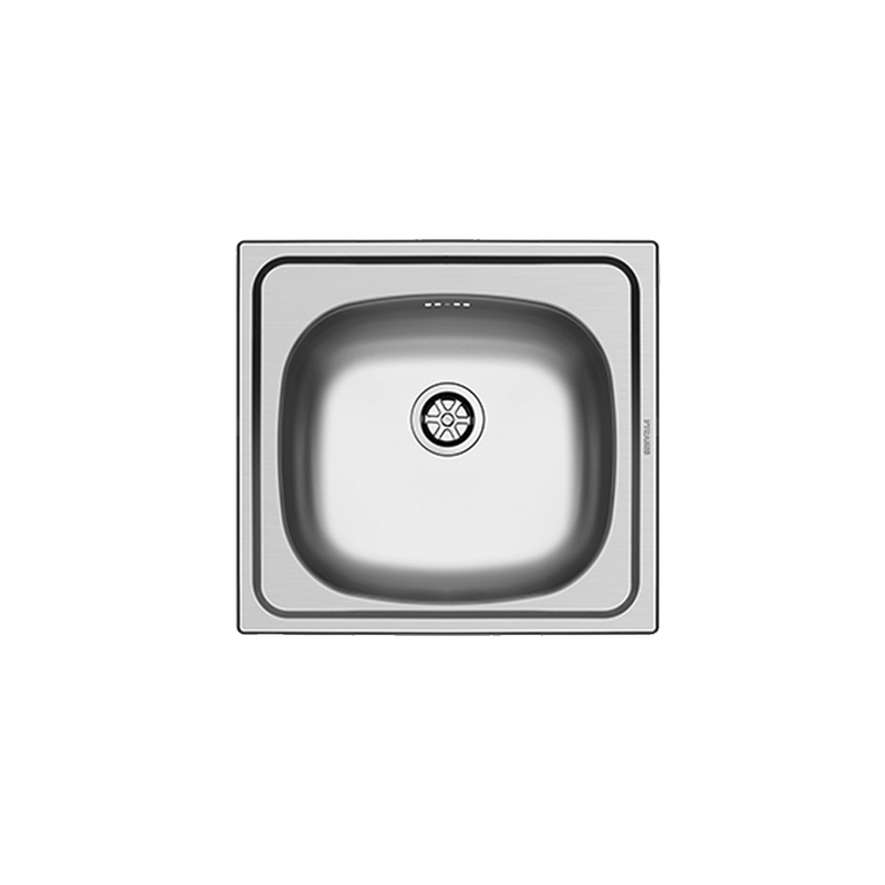 Νεροχύτης Ανοξείδωτος Ε33 Pyramis 46,5x43,5