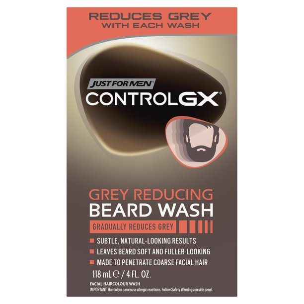 Just For Men Anti-Gray Hair Reducing Beard Wash Shampoo, (4 Fl Oz Pack of  1) USA | Inox Wind