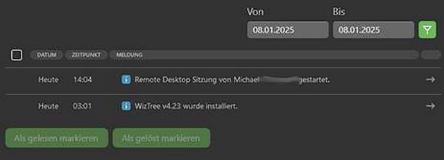 Installierte Software Wizztree