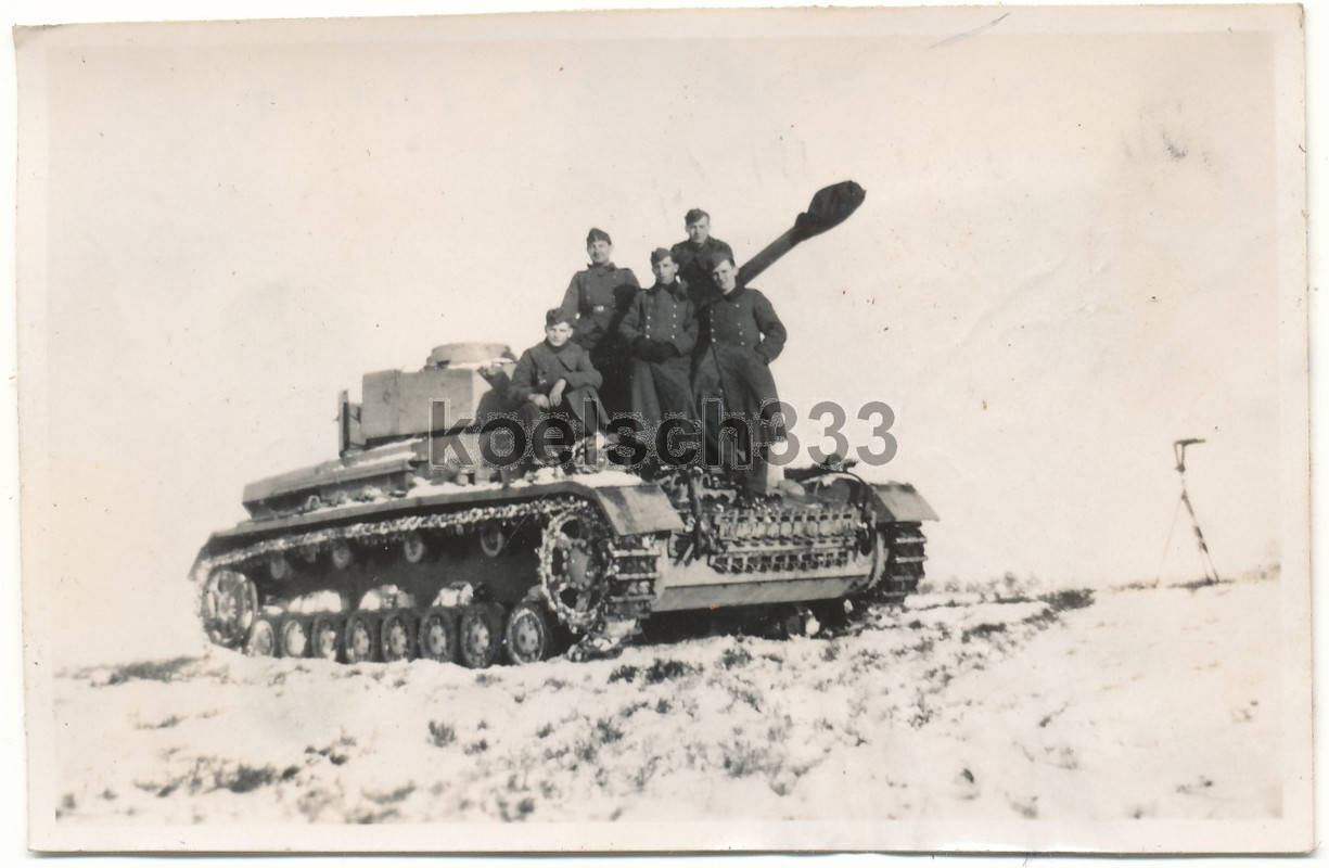 Foto Karup Dänemark 1944 Panzer IV H Kampfwagen 