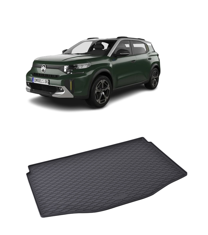 Tavita auto CITROEN C3 2025-prezent, protectie portbagaj, Cri-Flo, din cauciuc 100%, compatibil cu autoturismul CITROEN C3