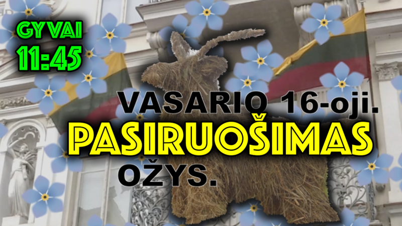 GYVAI: Pasiruošimas OŽIO išvarymui • 11:45 vasario 16-oji
