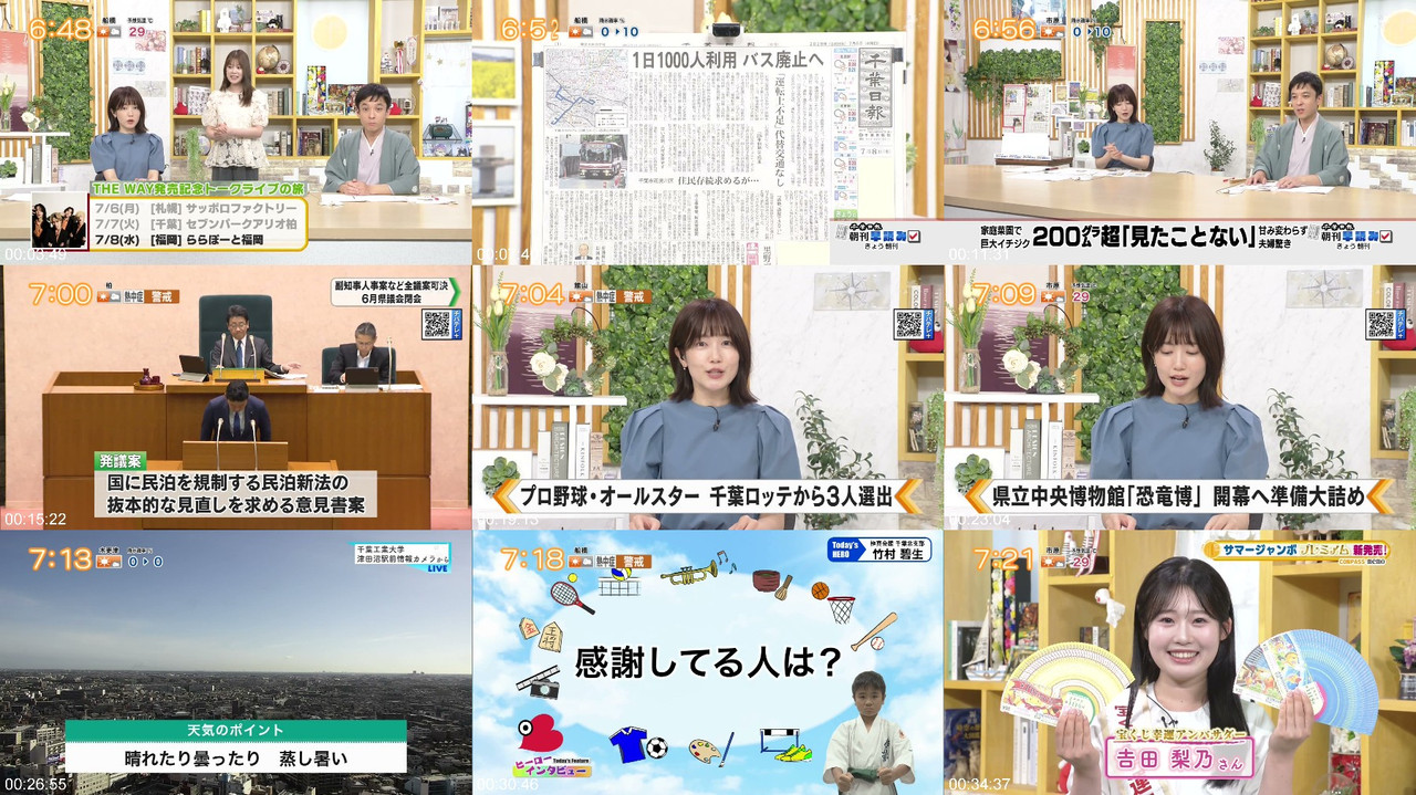 AKB48 260708 千葉朝生モニングコンパス0645 吉川七瀬 プレビュー画像 | AKB48 260708 Chiba Asa Live Morning Compass 0645 Yoshikawa Nanase Preview Scr...