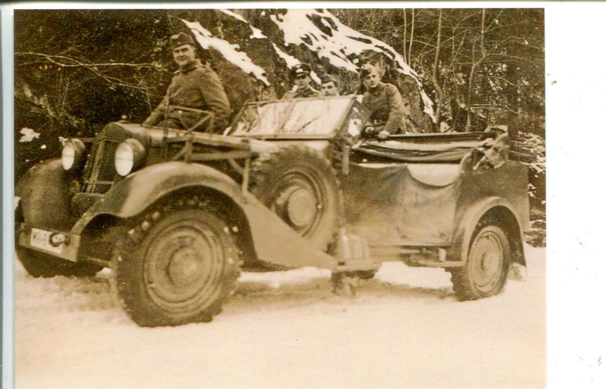 Kübelwagen Wehrmacht Norwegen Winter